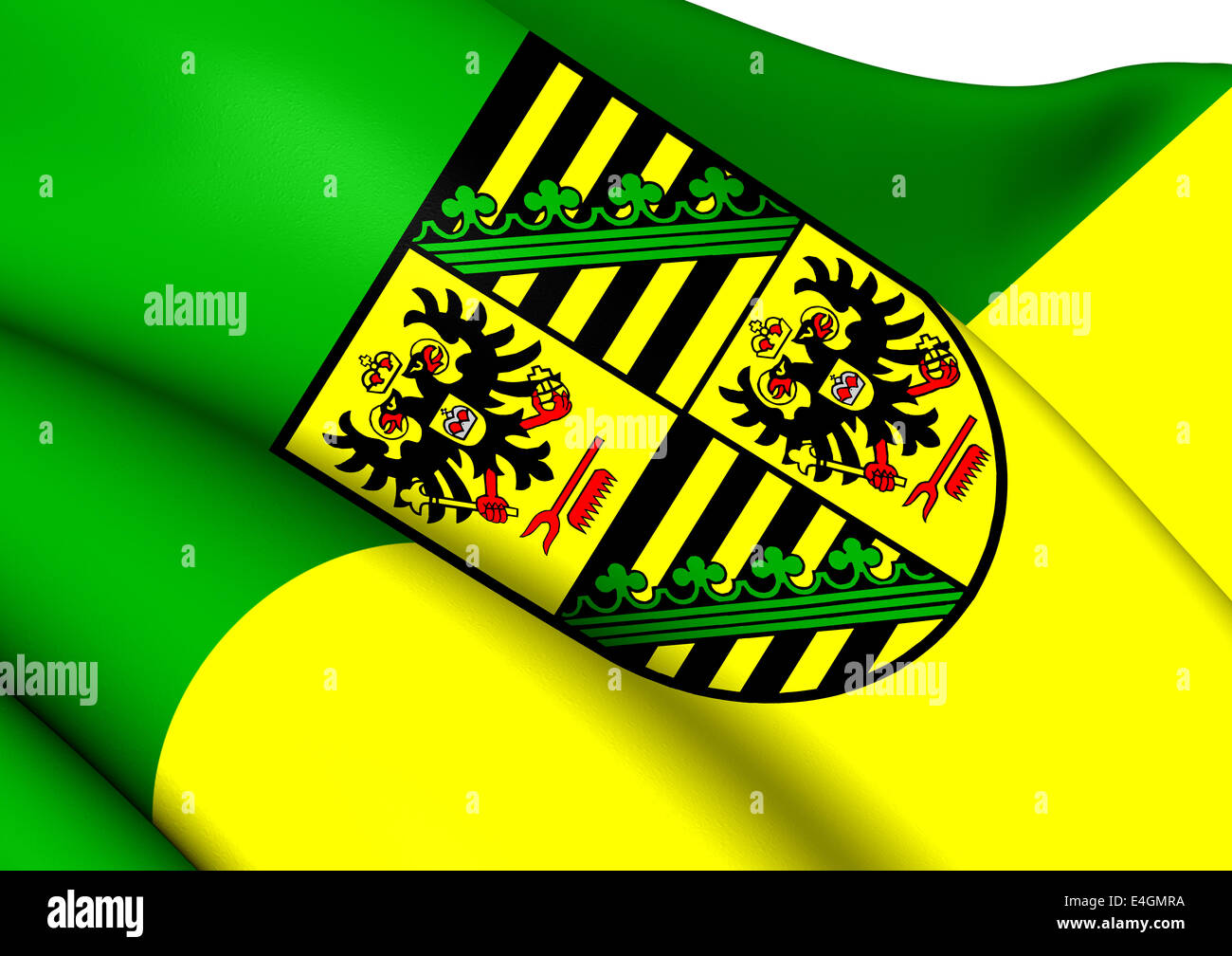 Tischflagge Landkreis Saalfeld-Rudolstadt Tischfahn Produktbild-Vorschau 8