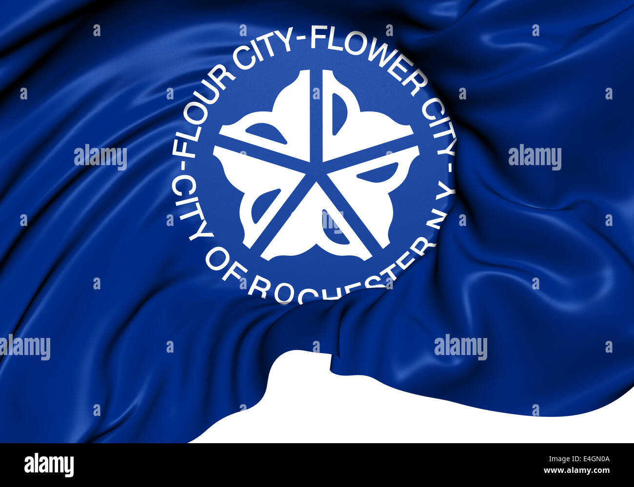 Flag of Rochester, USA. Close Up Stock Photo Alamy