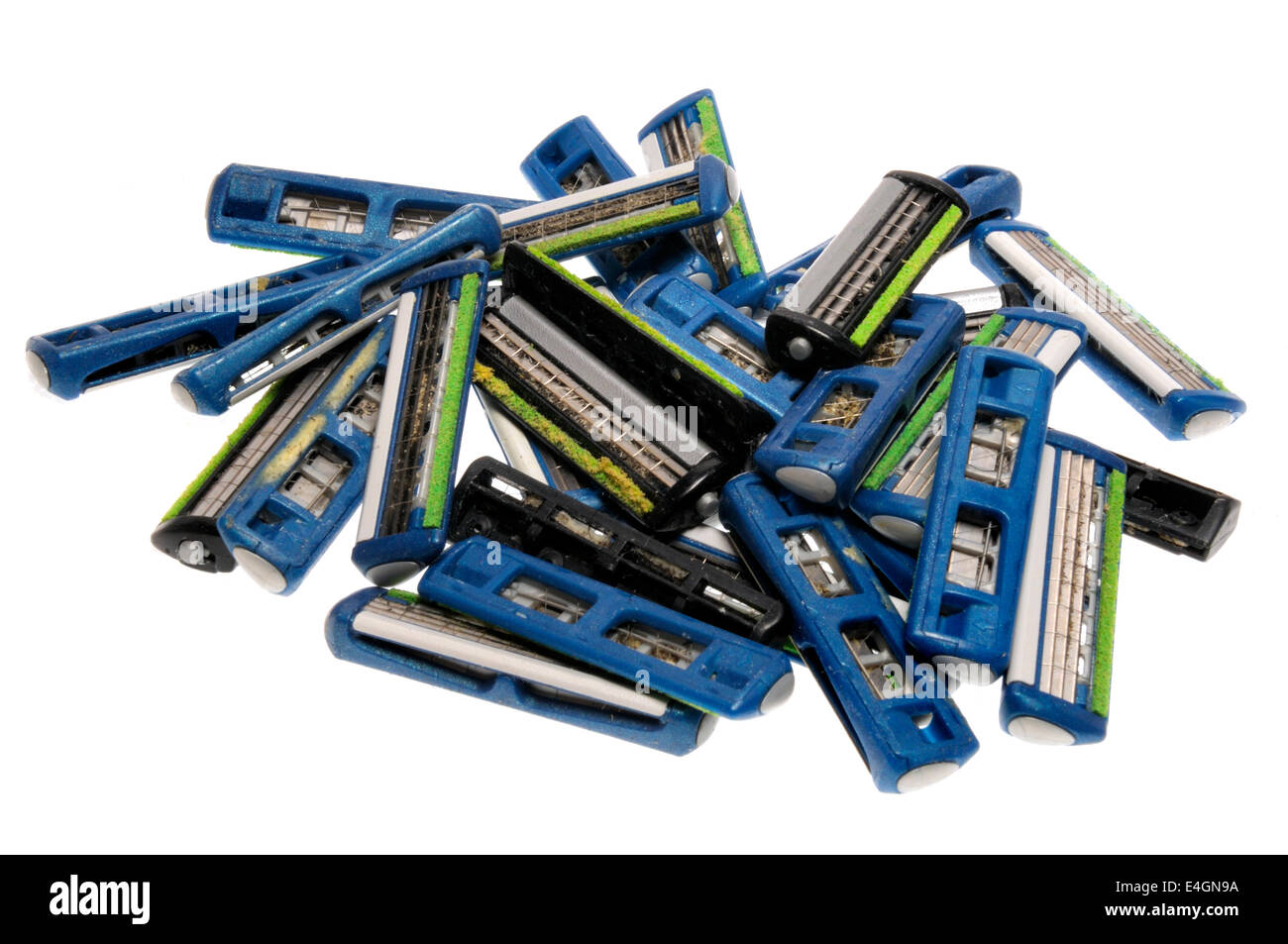 Disposable razor blades Stock Photo