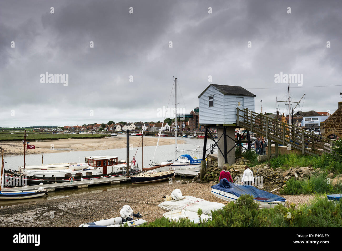 Wells Next the Sea in Norfolk. Stock Photo