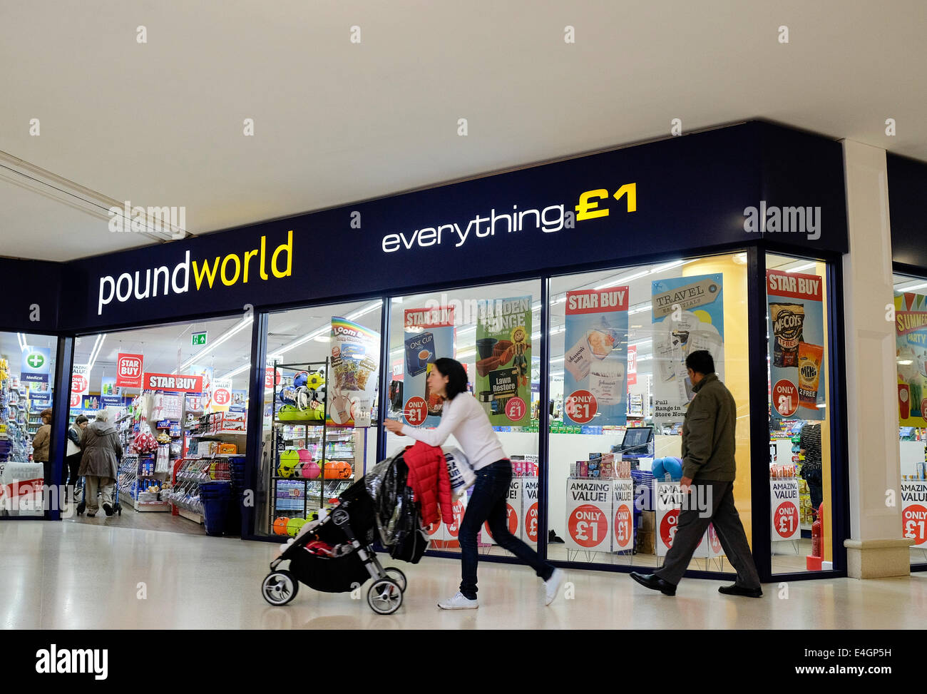 A Poundworld store. Stock Photo