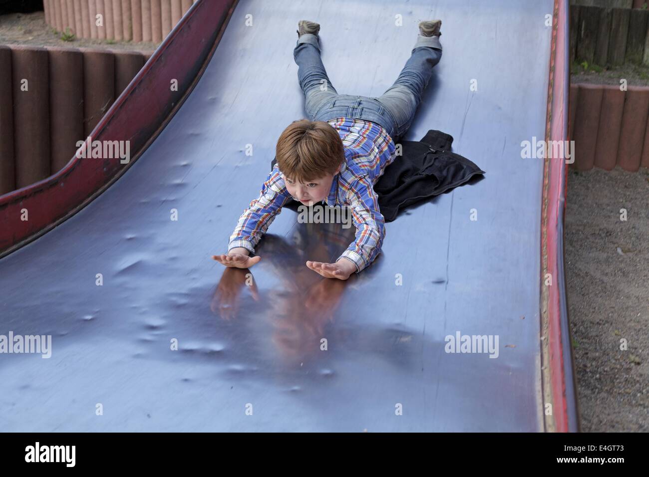 Belly slide hi-res stock photography and images - Alamy