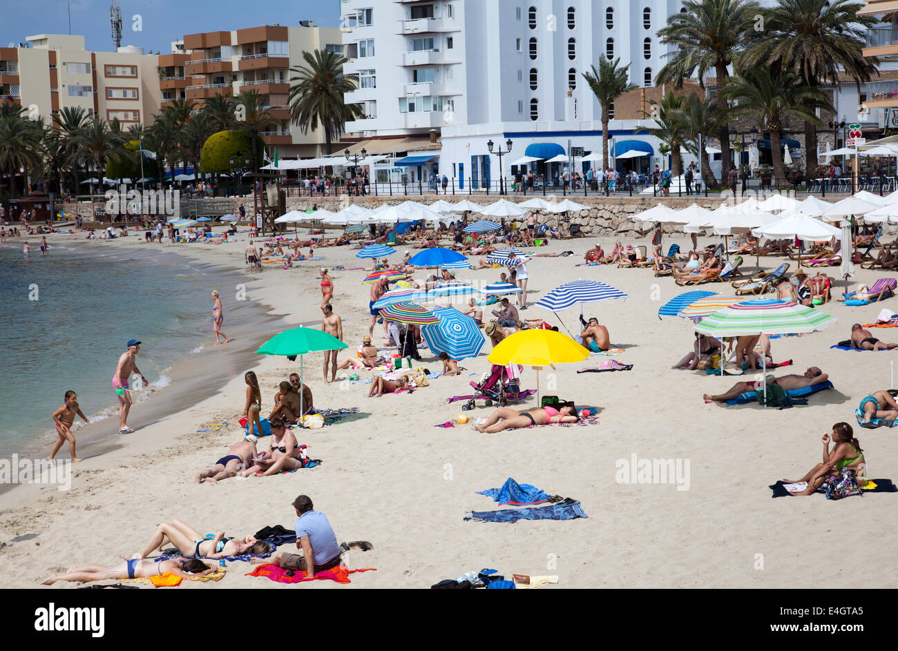 Santa Eulalia Beach in Stock Photo Alamy