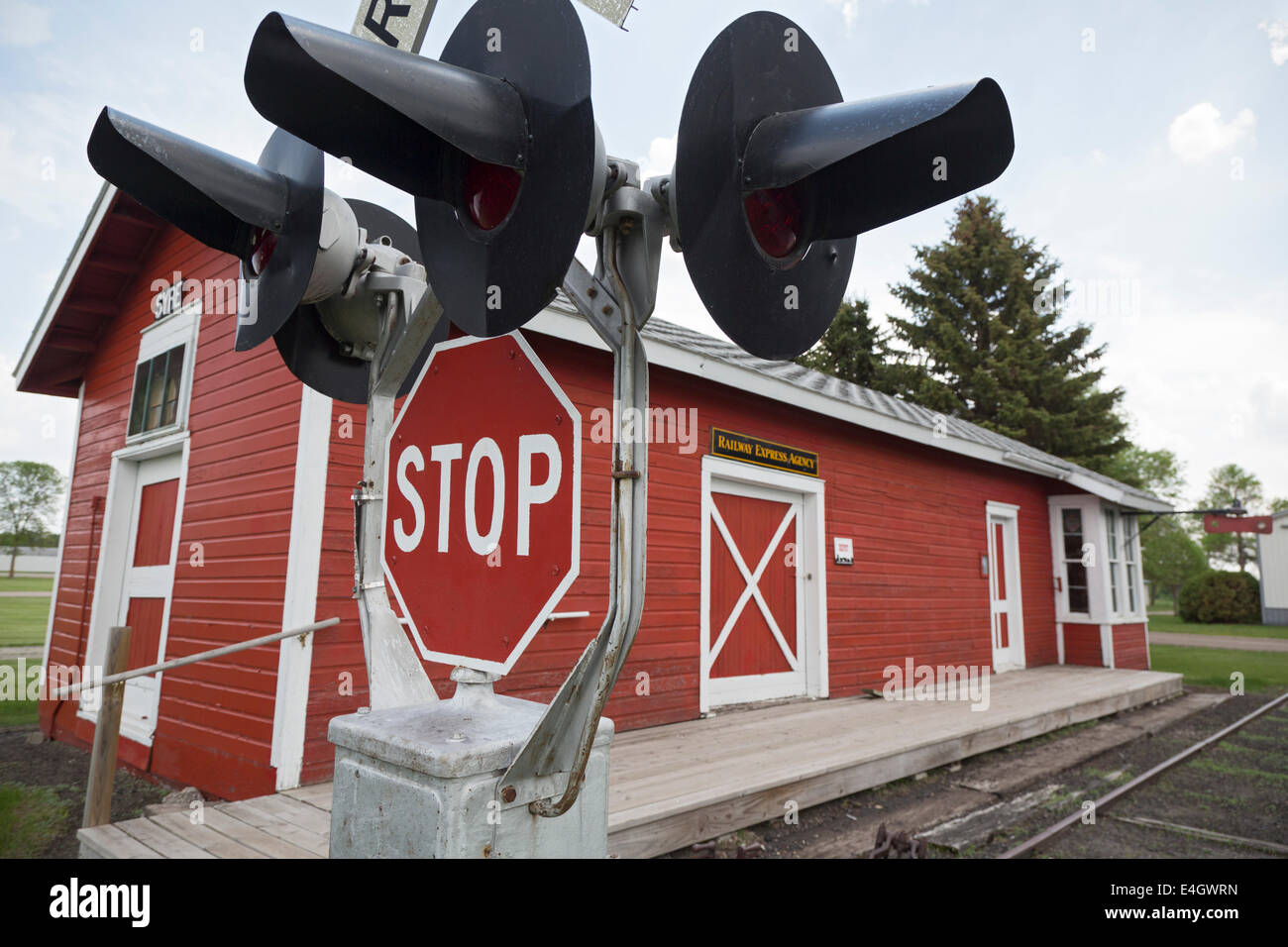 Ada, Minnesota Prairie Village, operated by the Norman County Historical Society. The Village