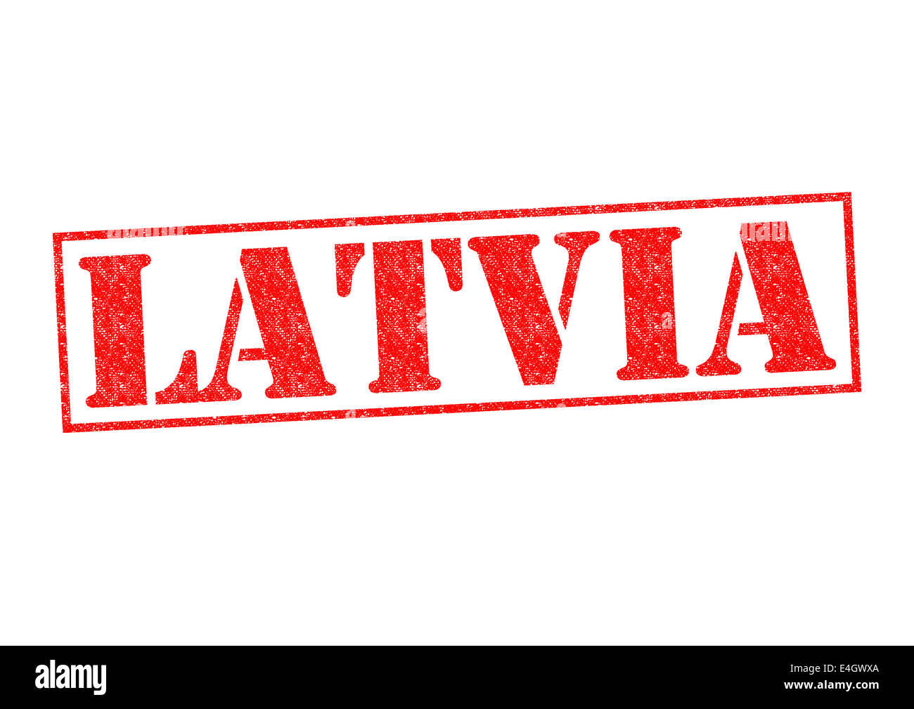 LATVIA Rubber Stamp over a white background. Stock Photo