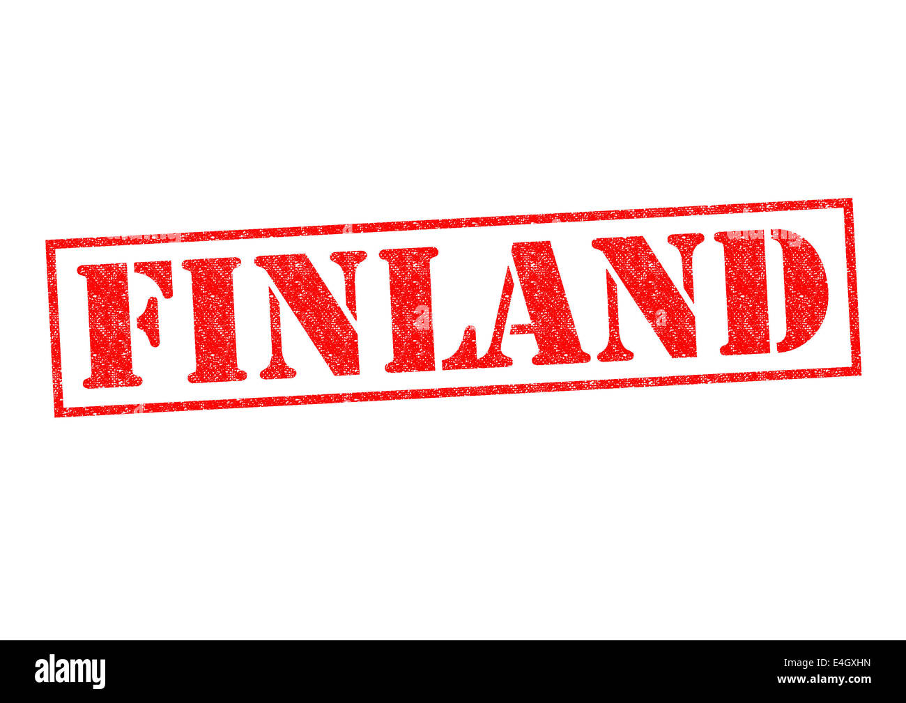 FINLAND Rubber Stamp over a white background. Stock Photo