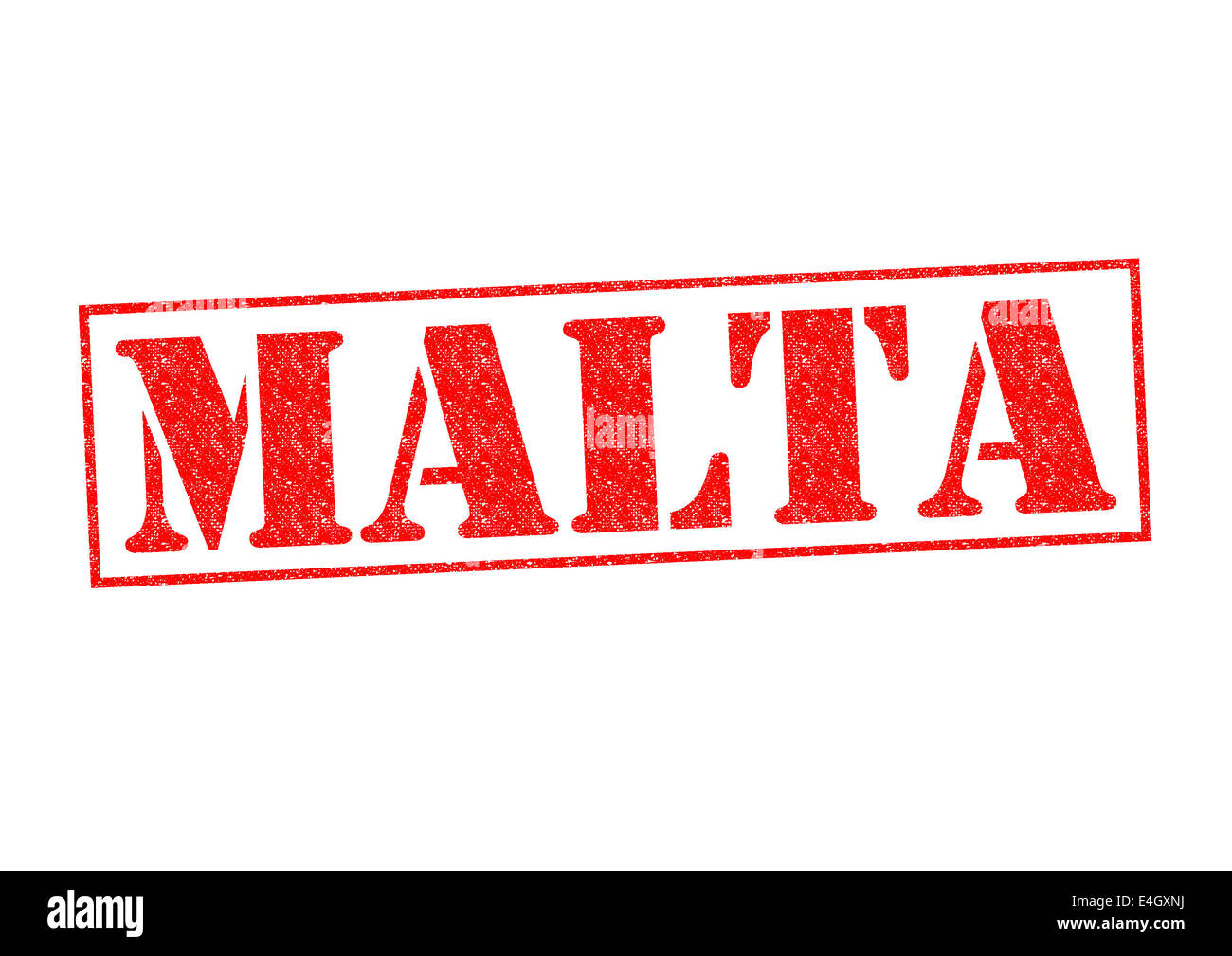 MALTA Rubber Stamp over a white background Stock Photo Alamy
