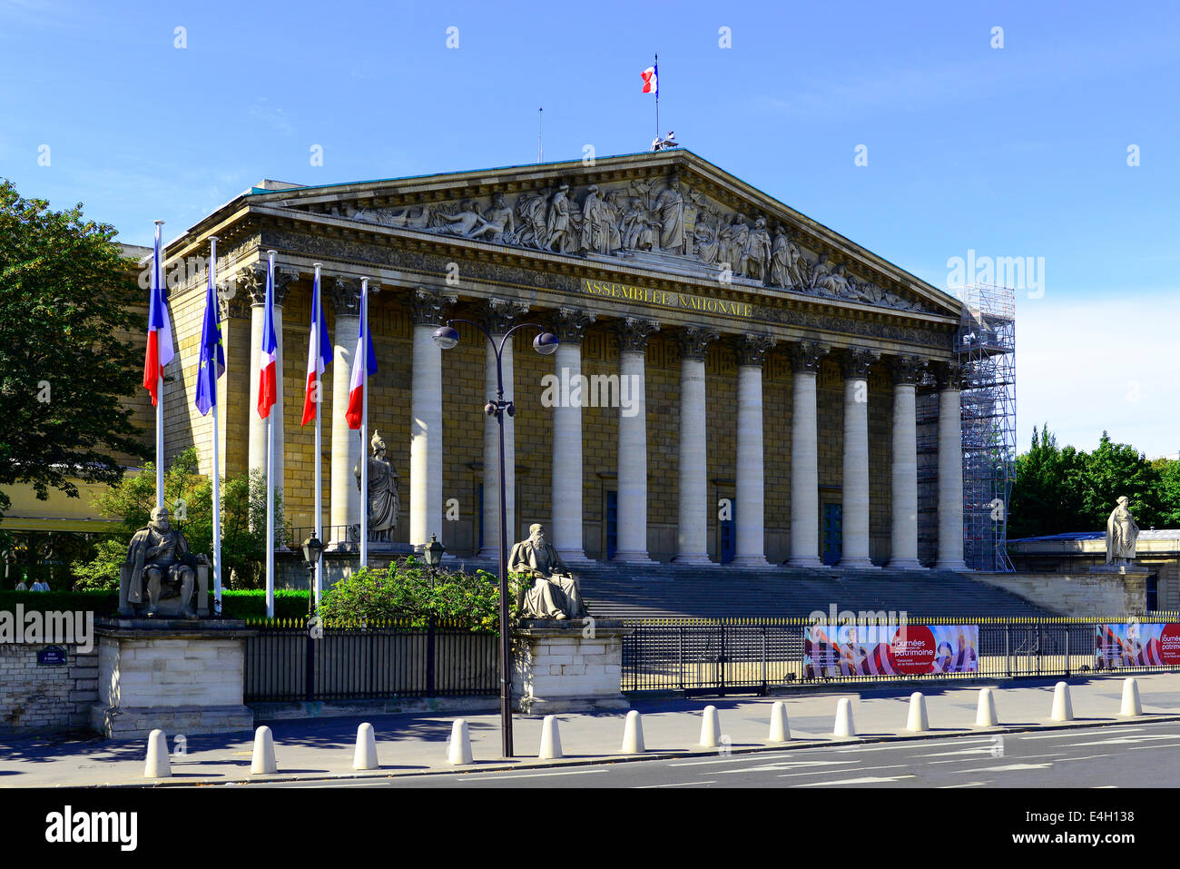National Assembly Government Paris France Europe FR City of Lights Stock Photo