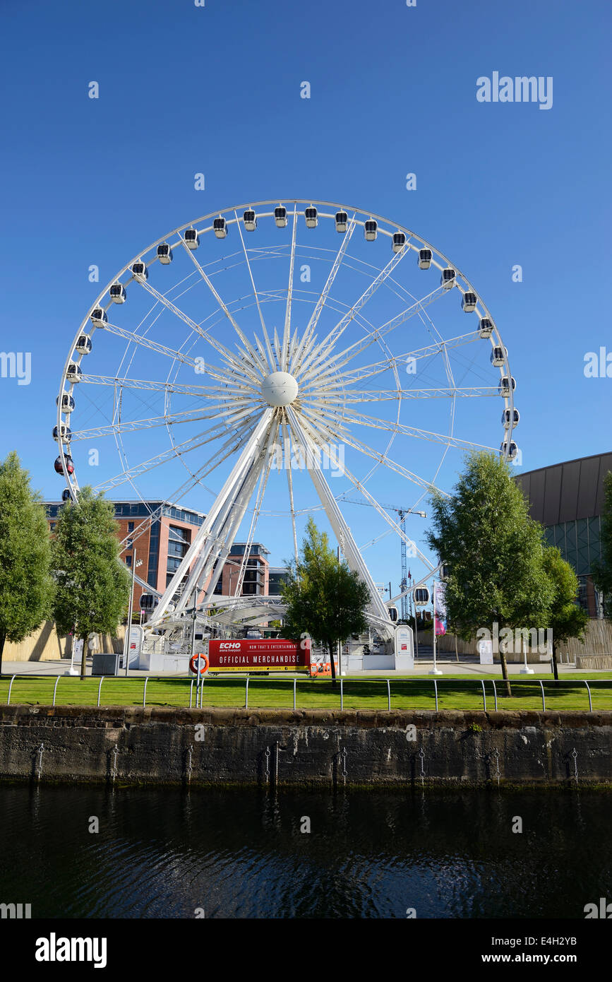 Liverpool Eye in Kings Dock Liverpool adjacent to the Echo Arena and ...