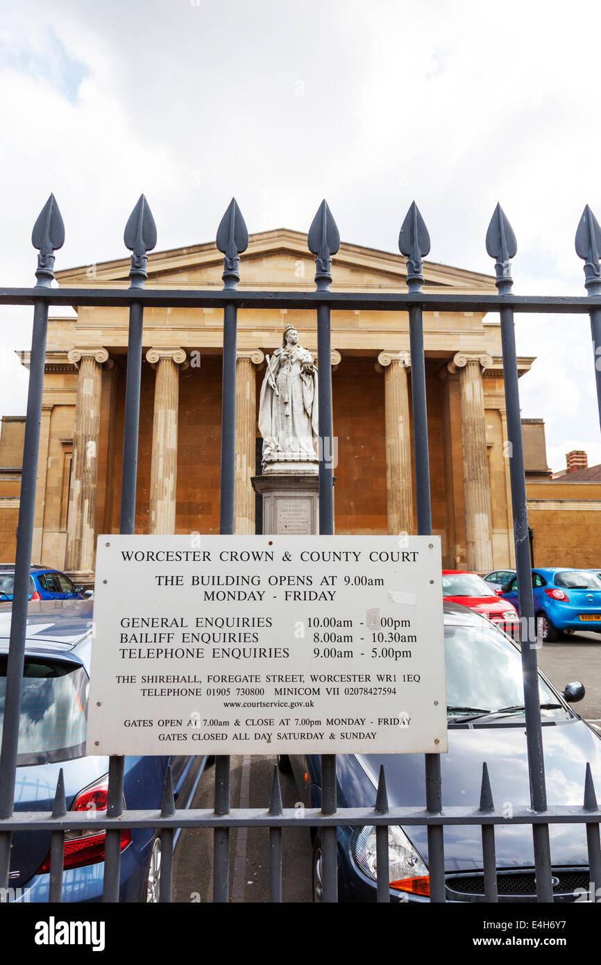 Worcester Crown and & county court building house spirehall foregate