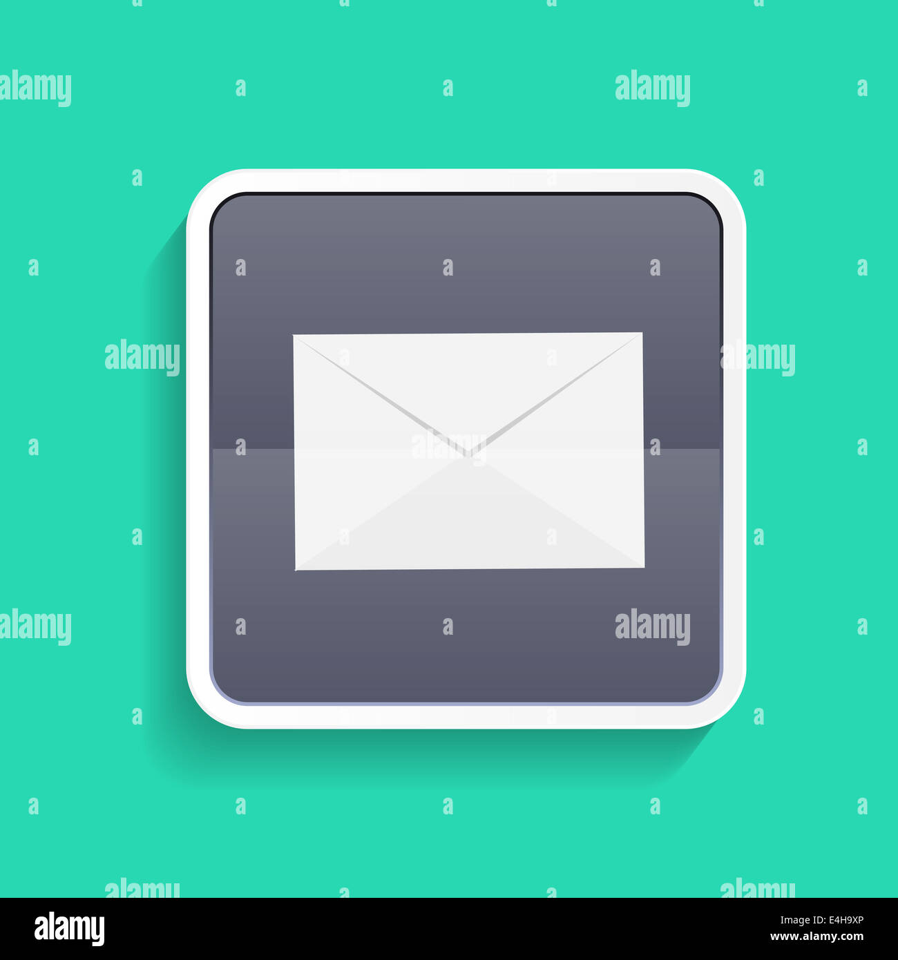 Mail Flat Icon Concept Vector Illustration Stock Photo - Alamy