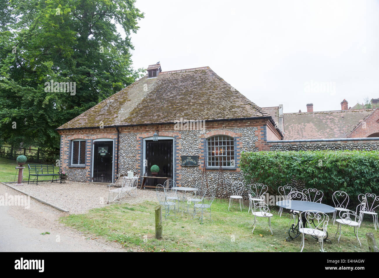 The Old Stables antique emporium at Bayfield Hall near Holt, Norfolk