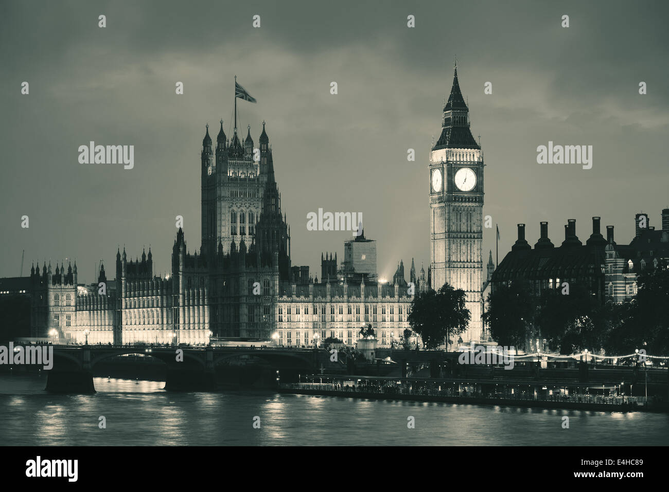 House of Parliament in Westminster in London. Stock Photo