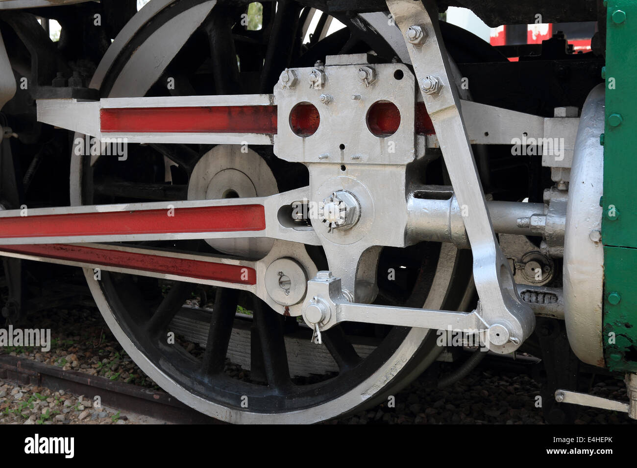 wheel train Stock Photo
