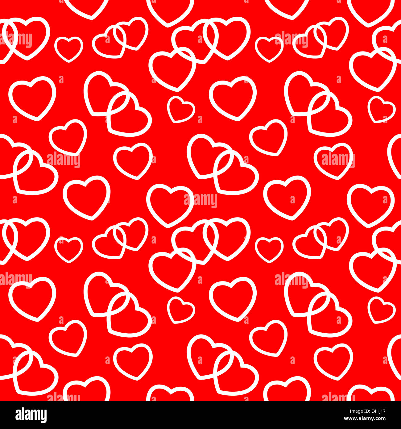 Heart love seamless pattern background. Vector illustration Stock Photo ...