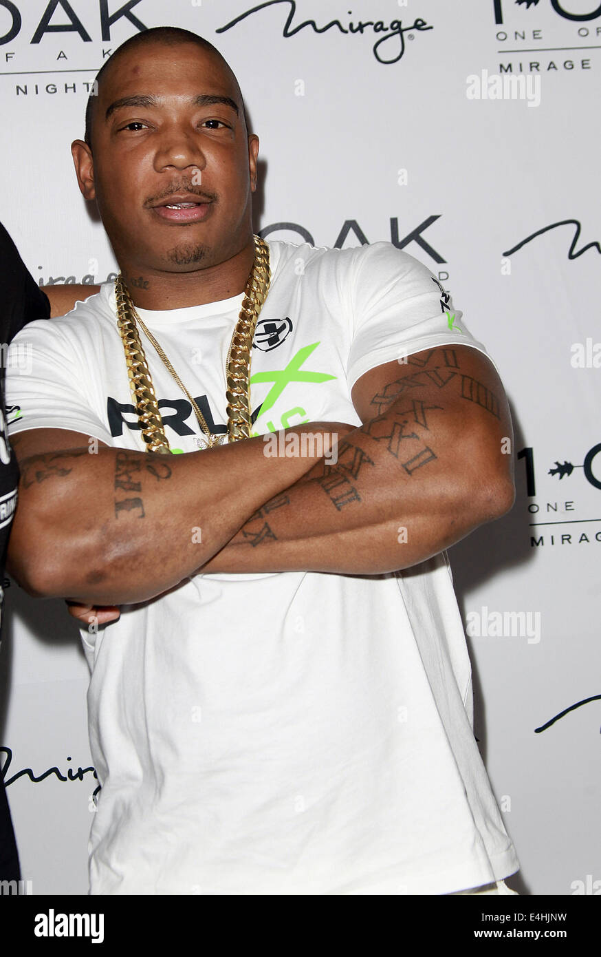 Las Vegas, Nevada, USA. 12th July, 2014. Rapper JaRule arrives for a ...