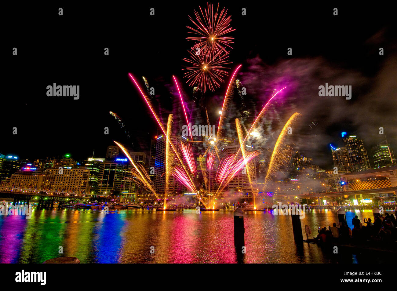 Fireworks, Darling Harbour, Sydney, New South Wales Stock Photo Alamy