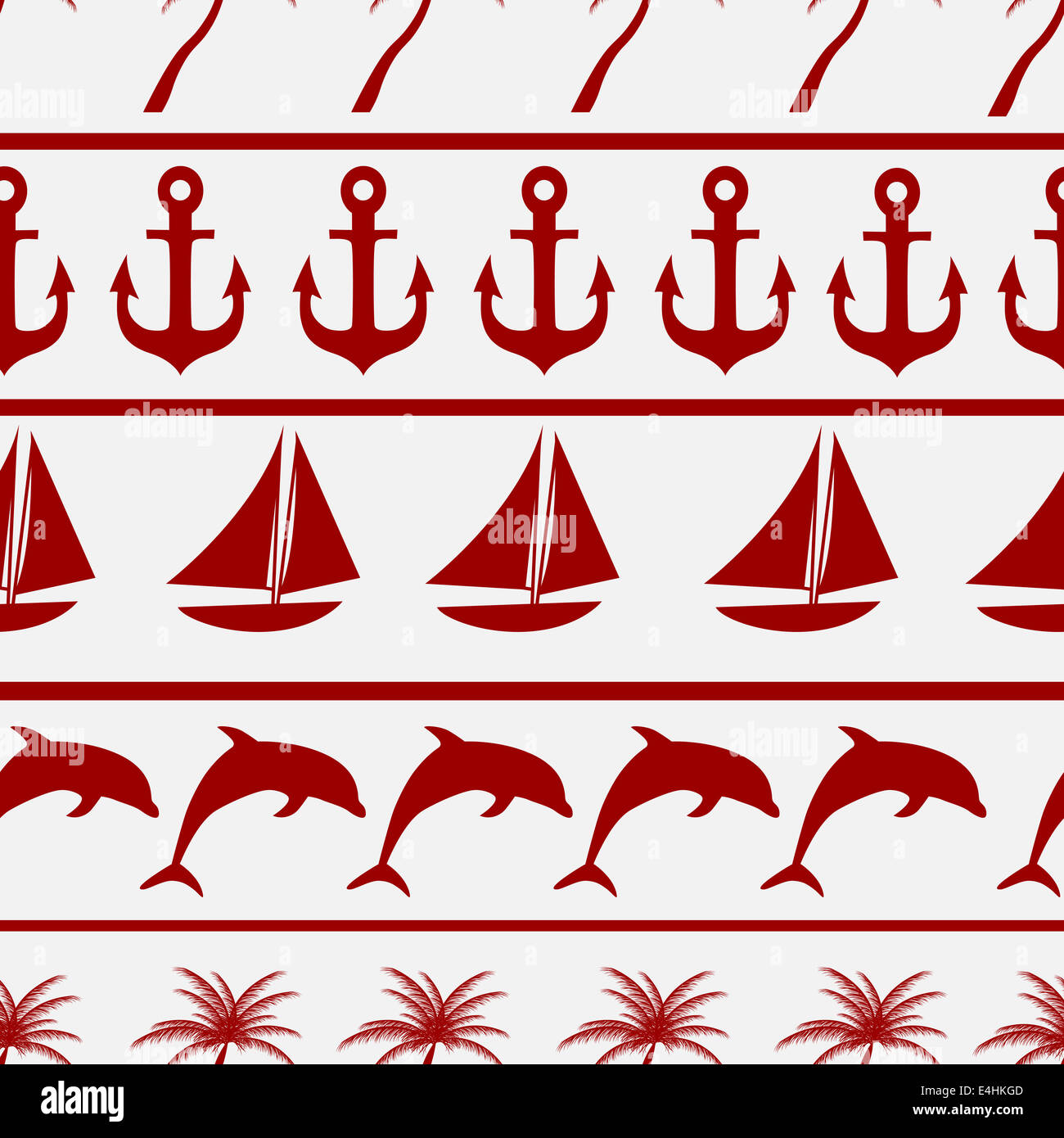 Sea seamless pattern background vector ilustration Stock Photo - Alamy