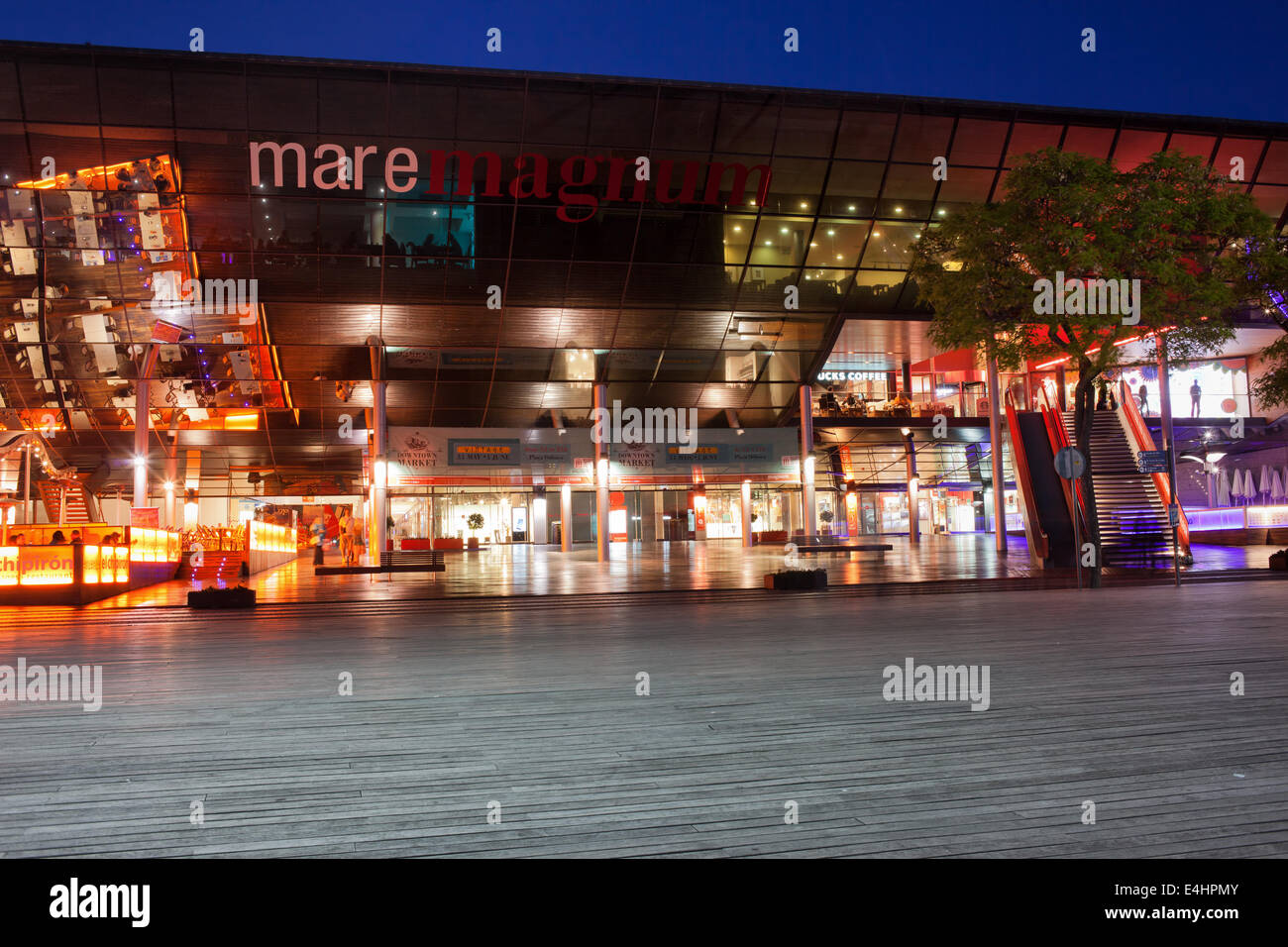 Maremagnum shopping centre in Barcelona, Catalonia, Spain. Stock Photo