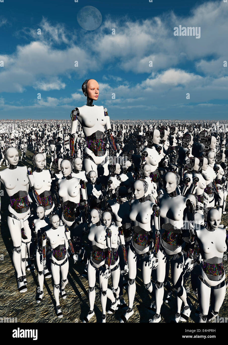 A Face In The Crowd Stock Photo Alamy