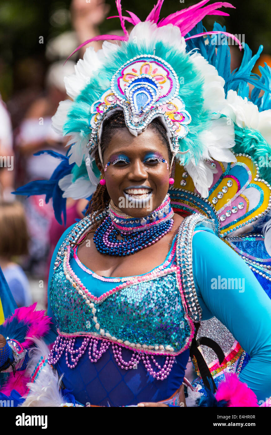 Liverpool, UK. 12th July, 2014. The annual Brouhaha carnival has taken