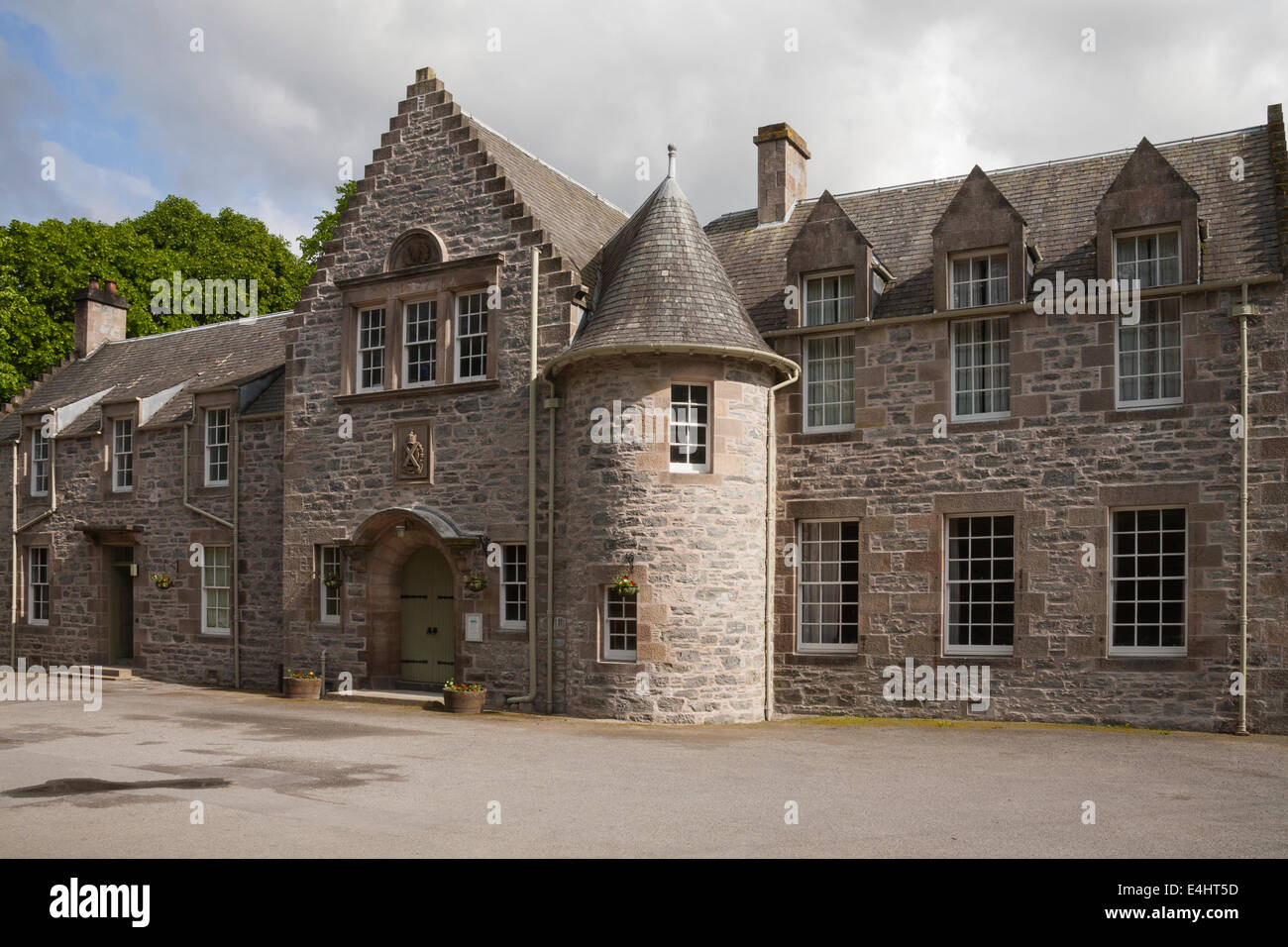 Impressive Blair Atholl village hall building built in traditional