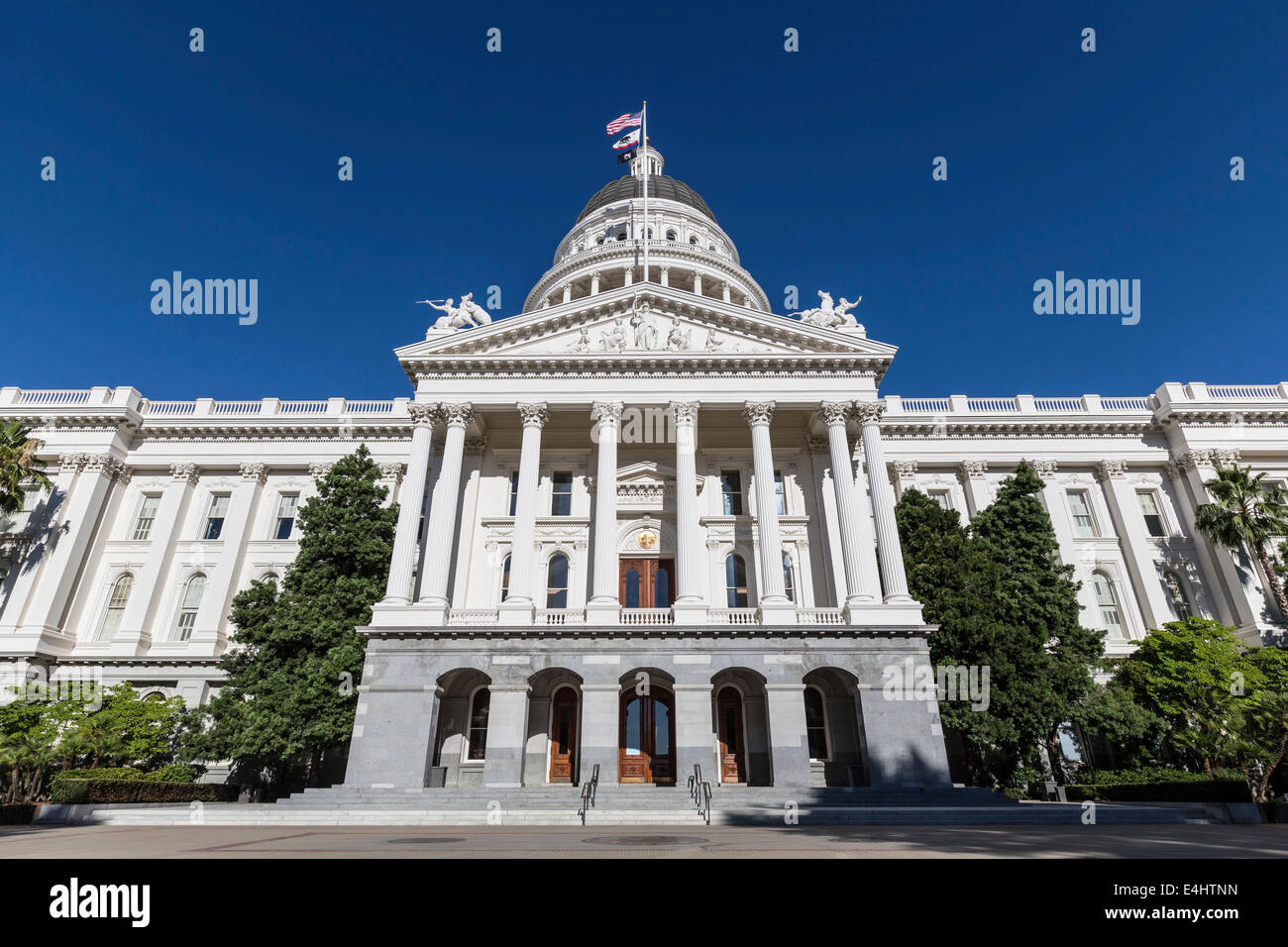 California State Capitol building in Sacramento, California. Stock Photo