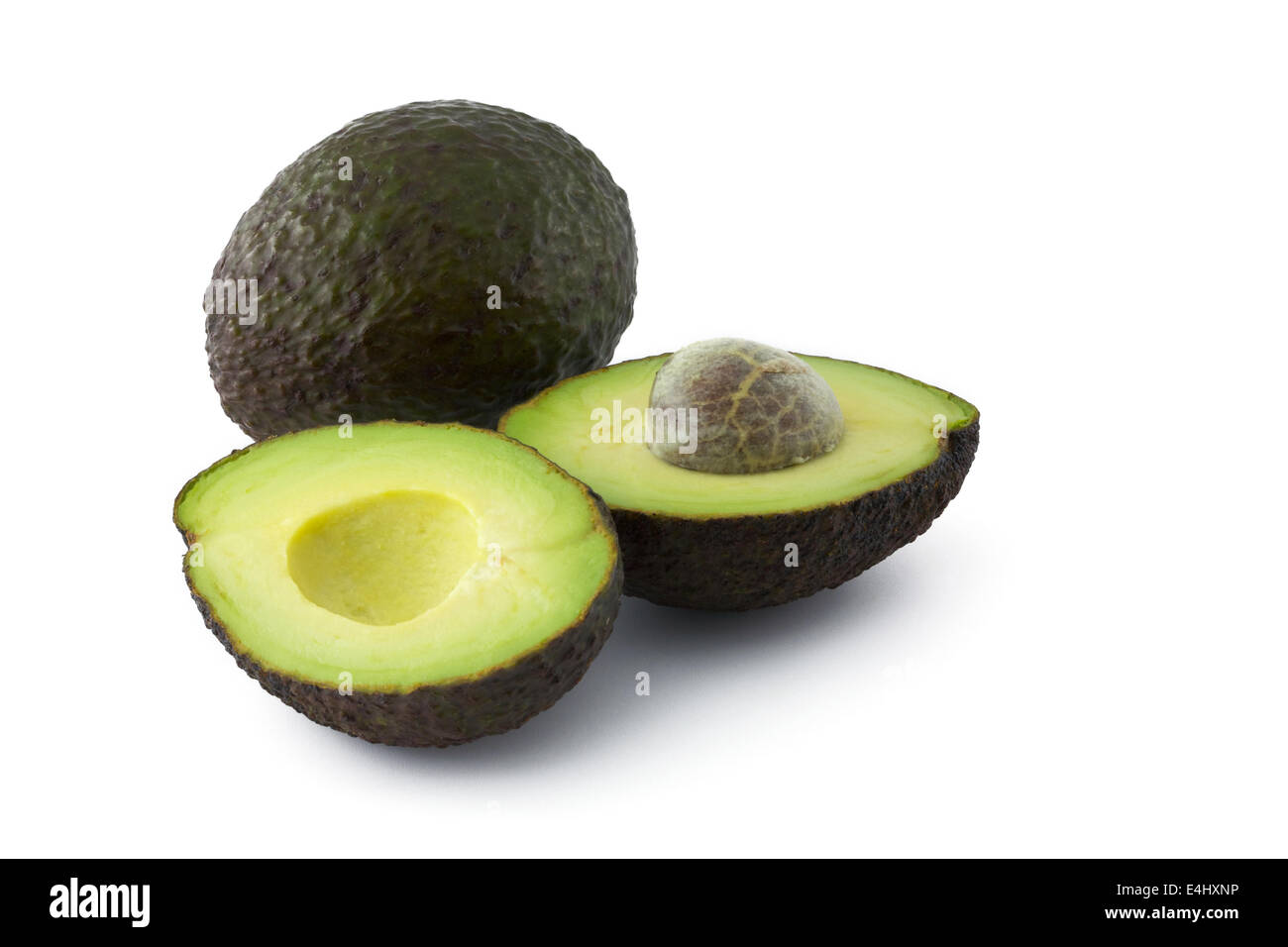 Half avocados Cut Out Stock Images Pictures Alamy