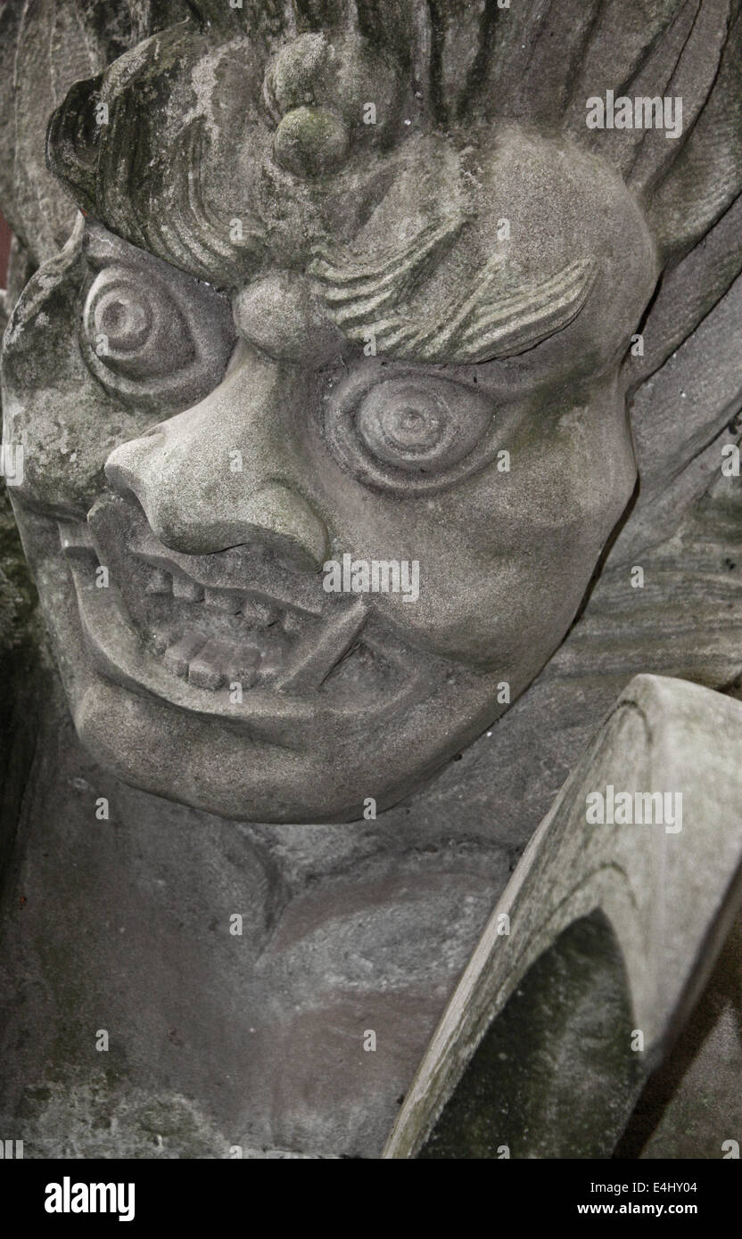 Demon Statue Stock Photo