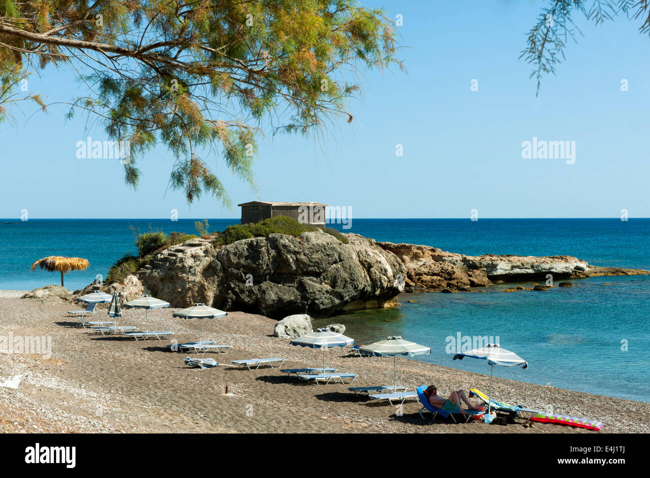 Griechenland, Rhodos, Kiotari, nach einer Legende wurde auf dem grossen ...