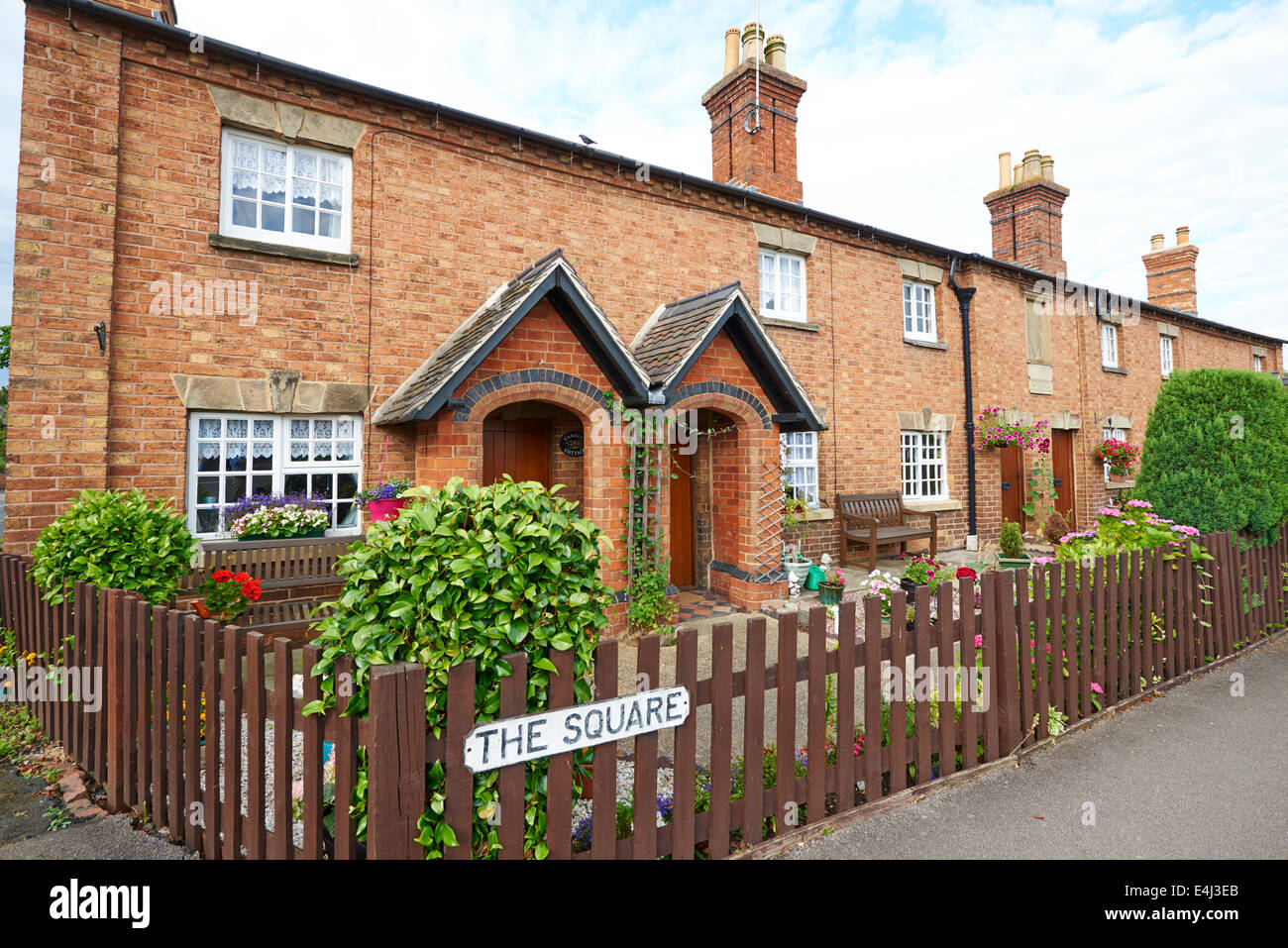 The Almshouses The Square Dunchurch Warwickshire Stock Photo