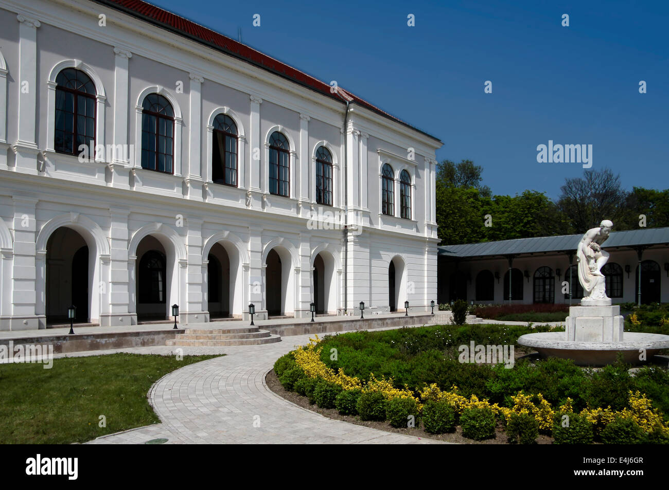 Spa Palace in Balatonfüred at Lake Balaton, Hungary Stock Photo