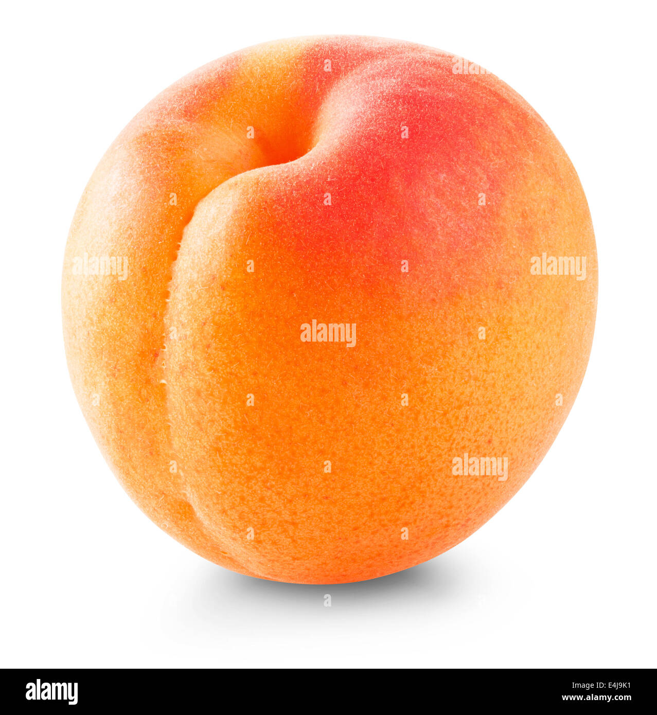 Apricot fruit isolated on white background. Clipping Path Stock Photo ...