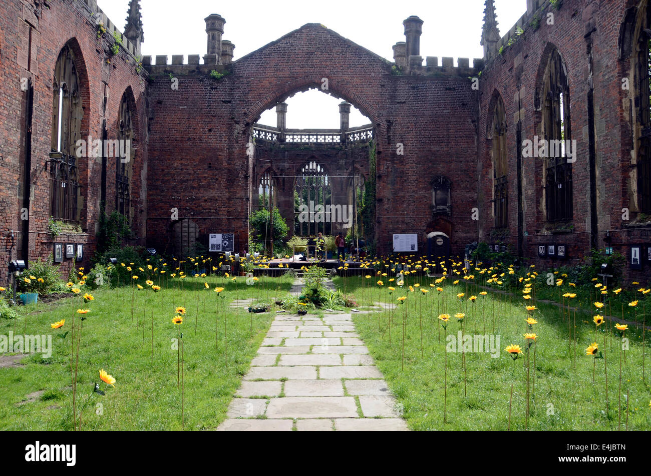 Church of St Luke also known as the Bombed out church after damage