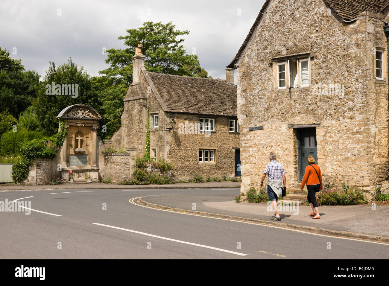 Lacock a picturesque village in Wiltshire England UK Stock Photo