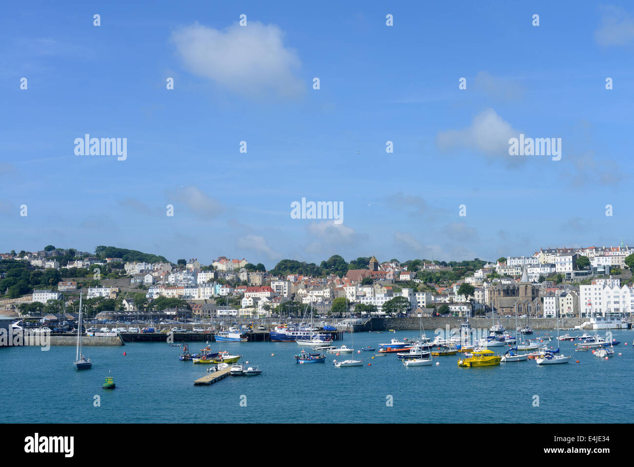 St Peter Port, Guernsey, Channel Islands Stock Photo