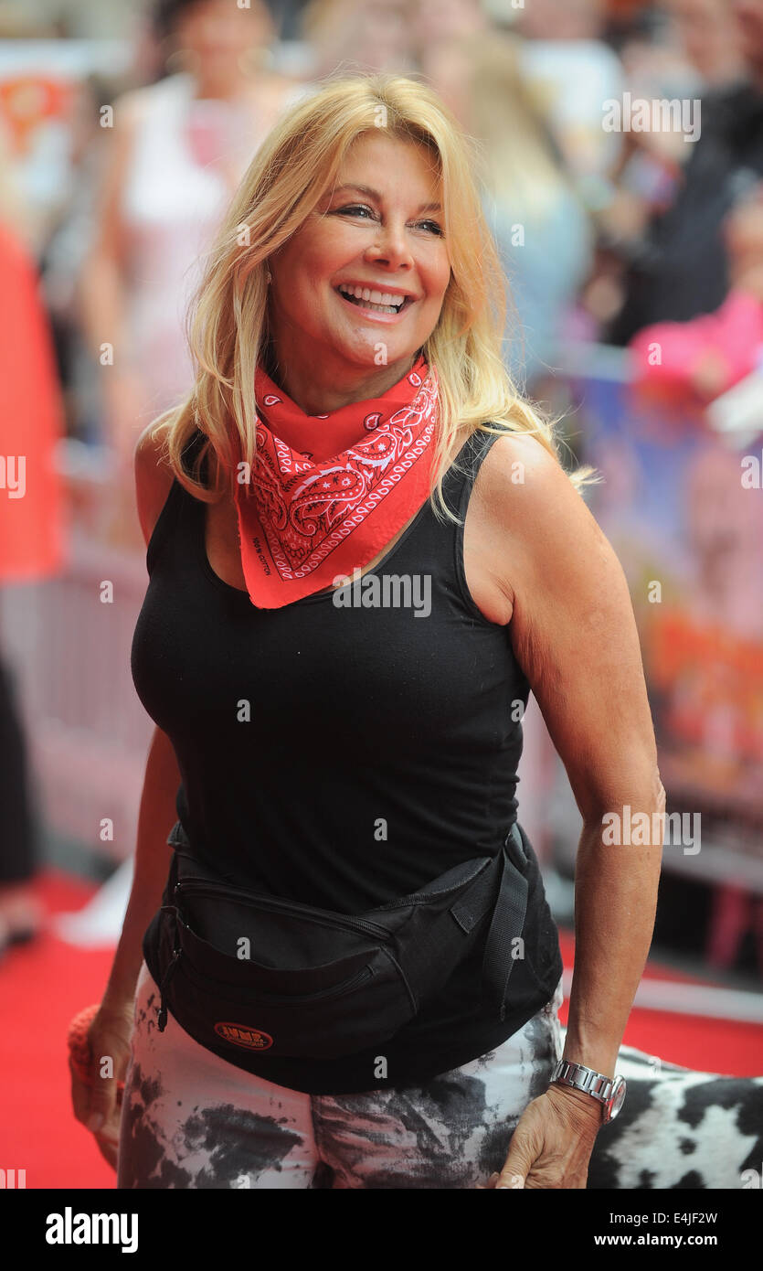 London, UK. 13th July, 2014. Jilly Johnson attends 'Pudsey The Dog: Film Premiere' at VUE Leciester Square Credit:  Ferdaus Shamim/ZUMA Wire/Alamy Live News Stock Photo