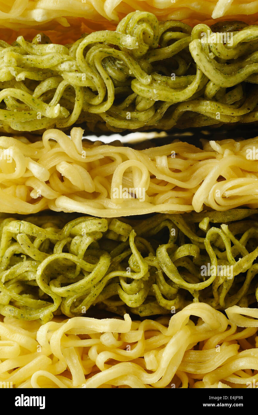 dried green noodles and dried noodles Stock Photo Alamy