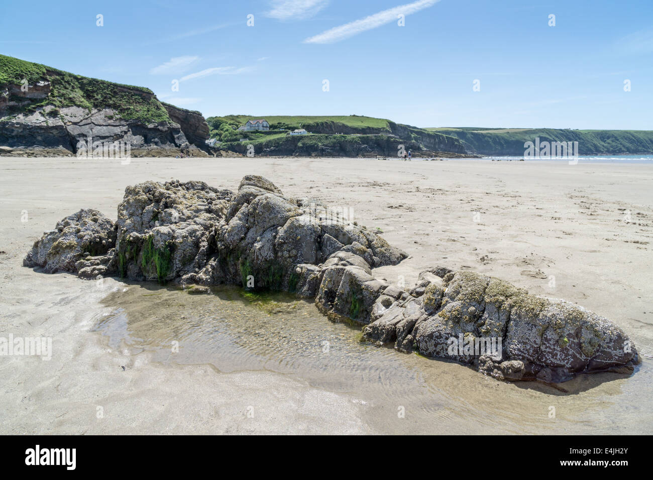 Broad Haven beach, Pembrokeshire, Wales, UK Stock Photo