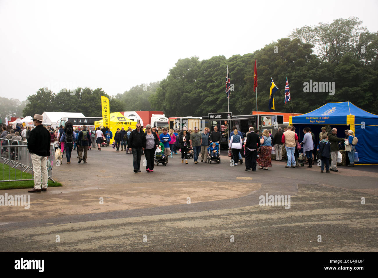 The crowd at the Kent County Show, 2014 Stock Photo