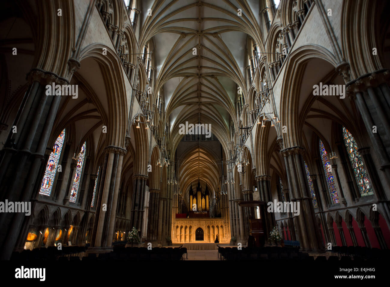 Lincoln Cathedral, Lincoln, England, UK. Stock Photo