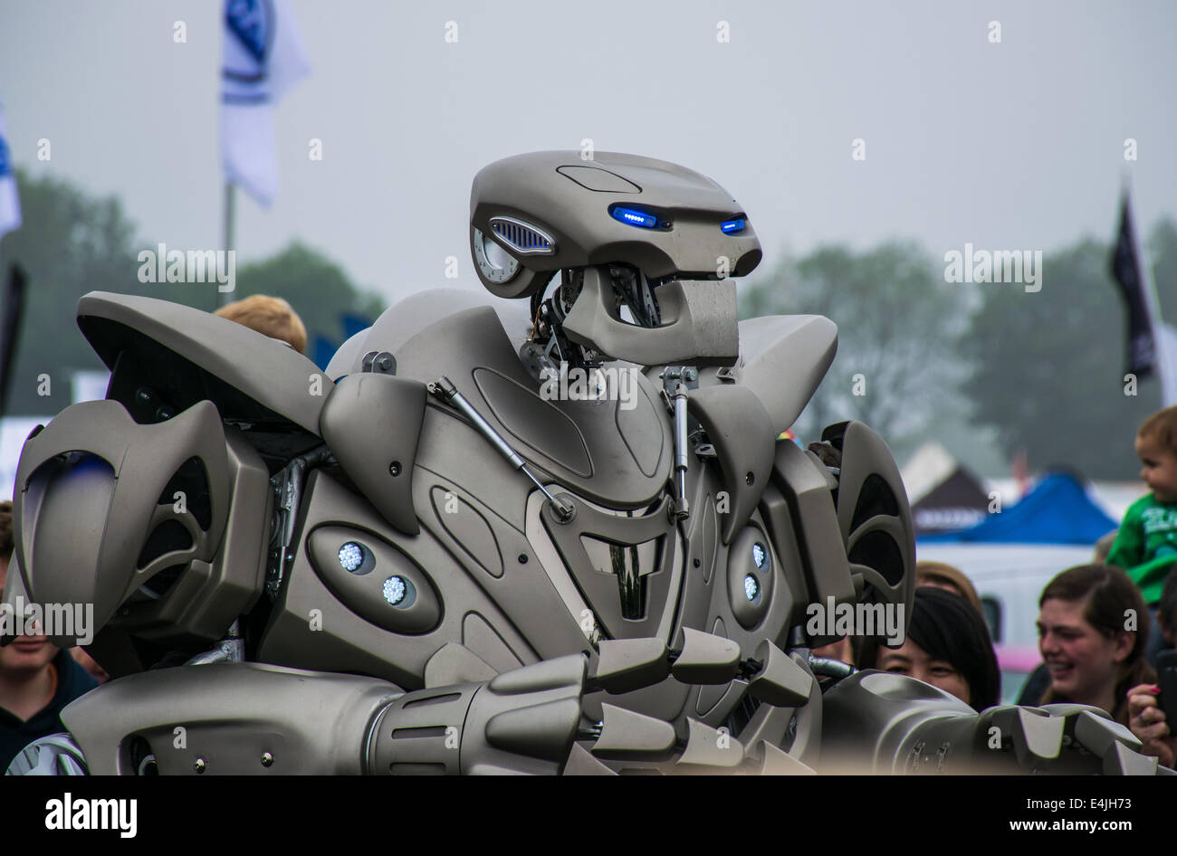 Titan the robot at the Kent County Show, 2014 Stock Photo