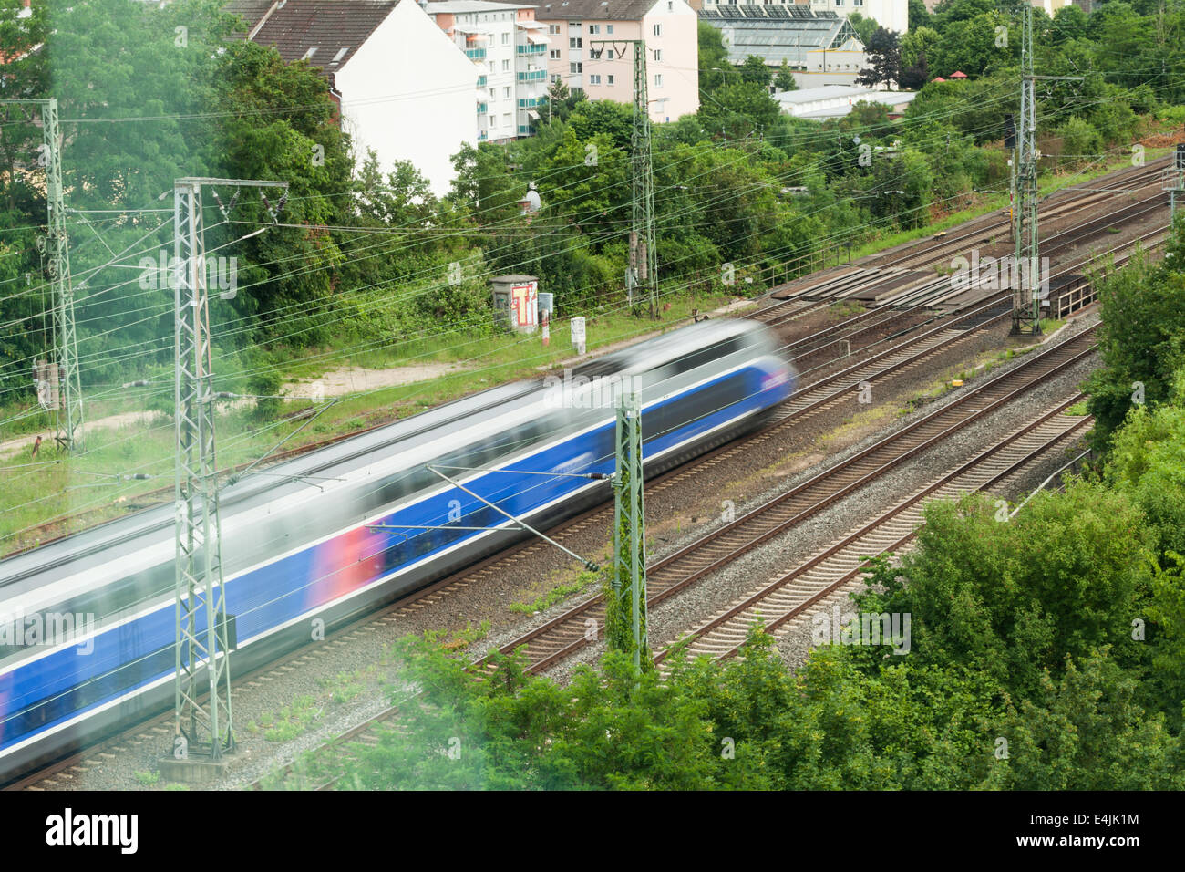 Fast moving train hi-res stock photography and images - Alamy