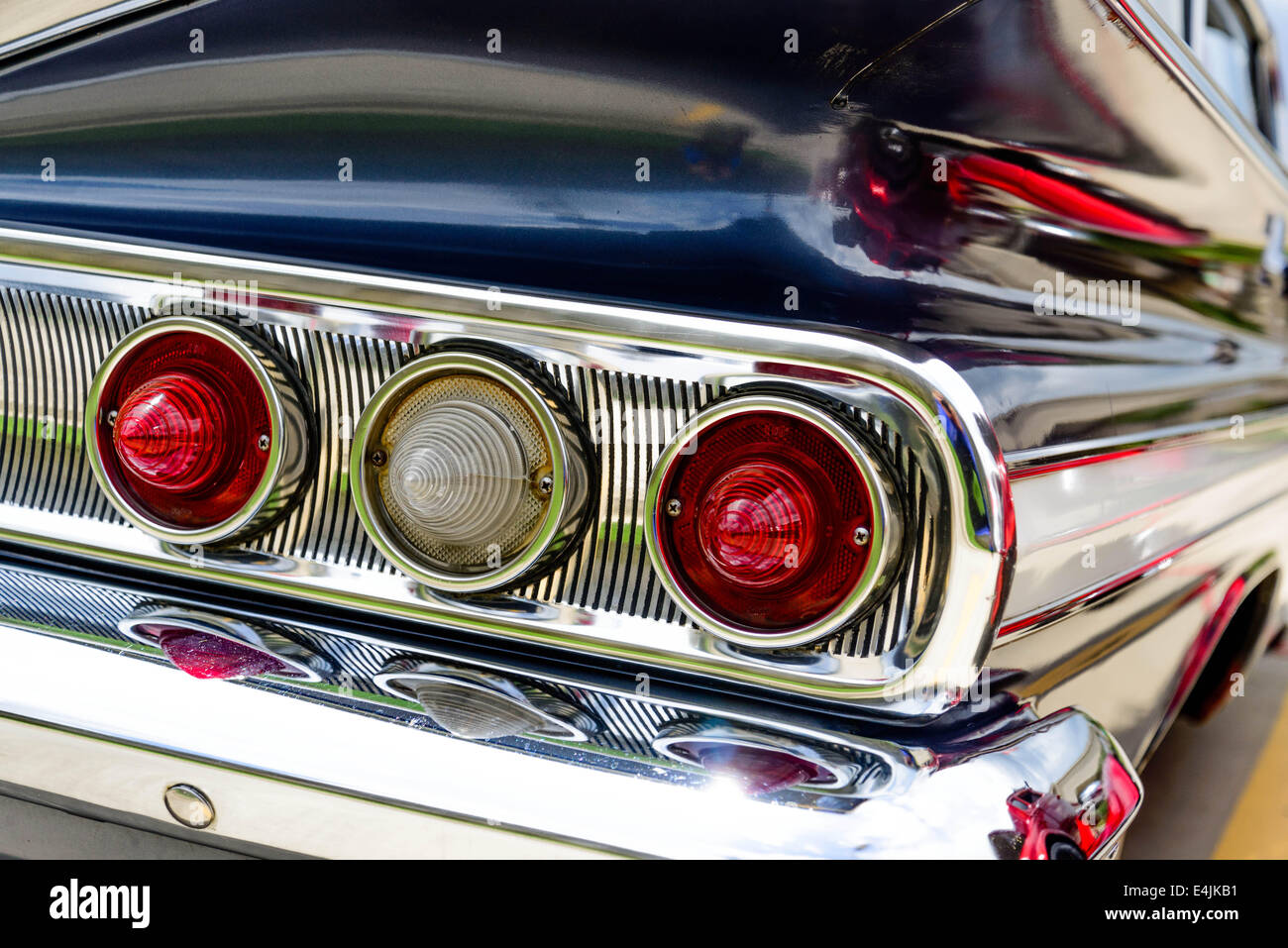 1961 restored Chevy Impala tail lights Stock Photo Alamy