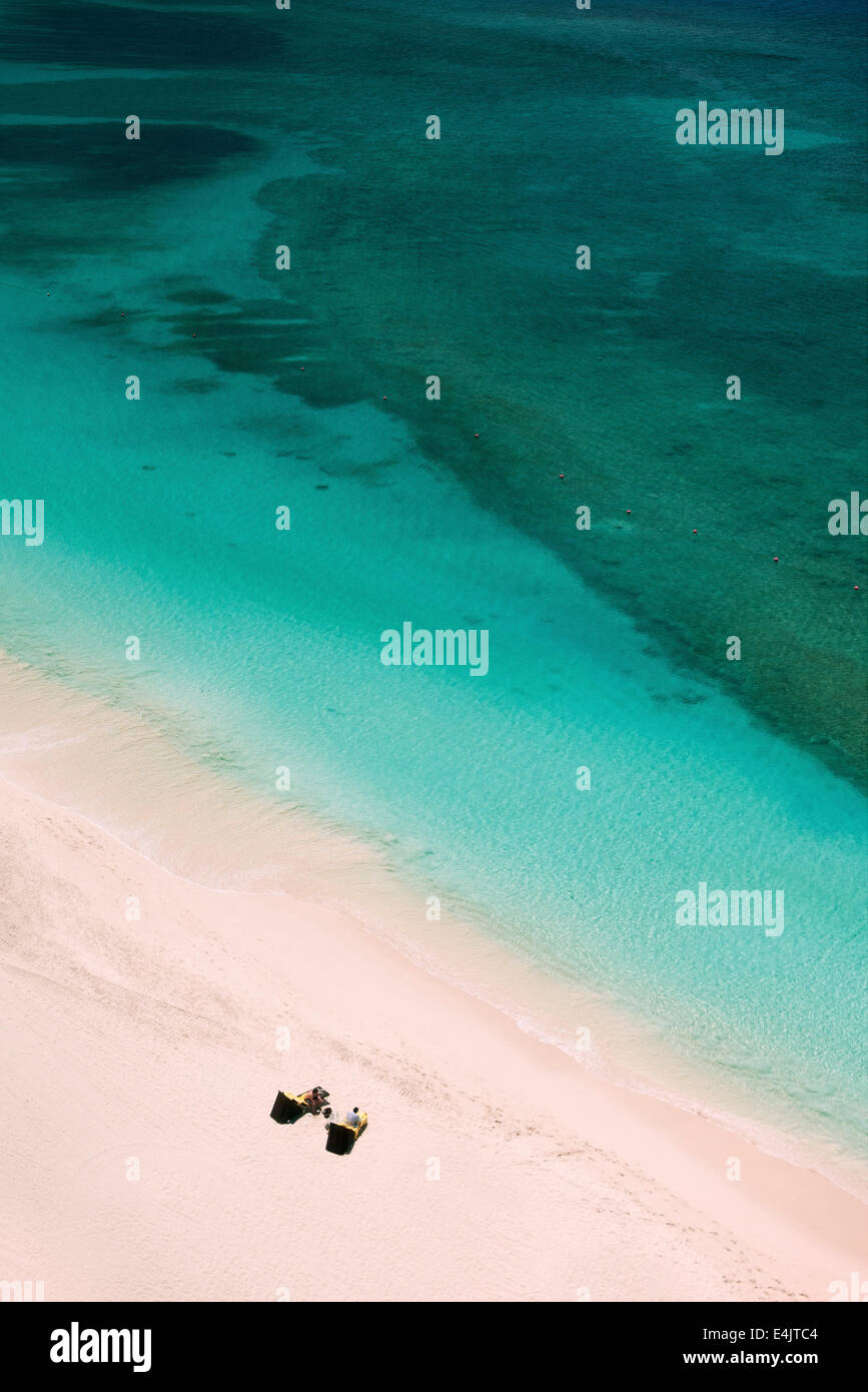 Beach in Paradise Island, Bahamas Stock Photo