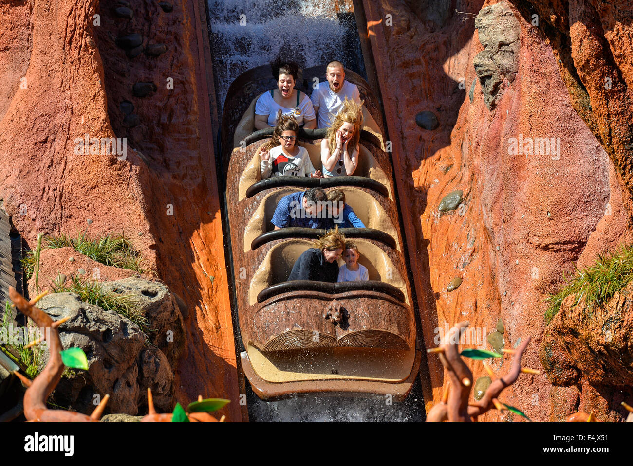 Disney Ride Rides, Splash Mountain, Roller Coaster, Disney World Resort,  Orlando, Florida Stock Photo - Alamy