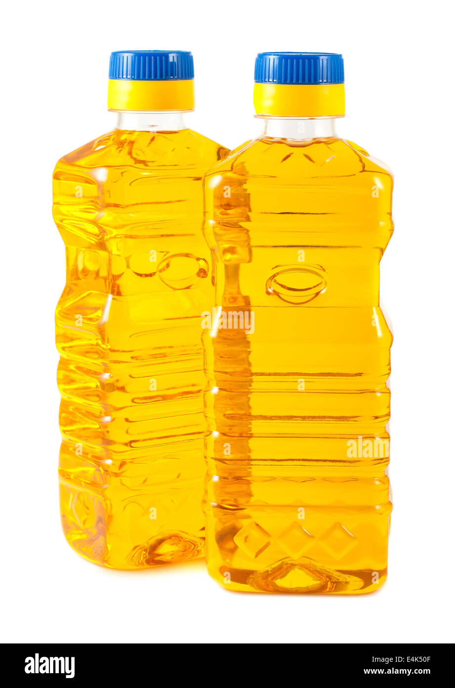 Vegetable oil in plastic bottles Stock Photo Alamy