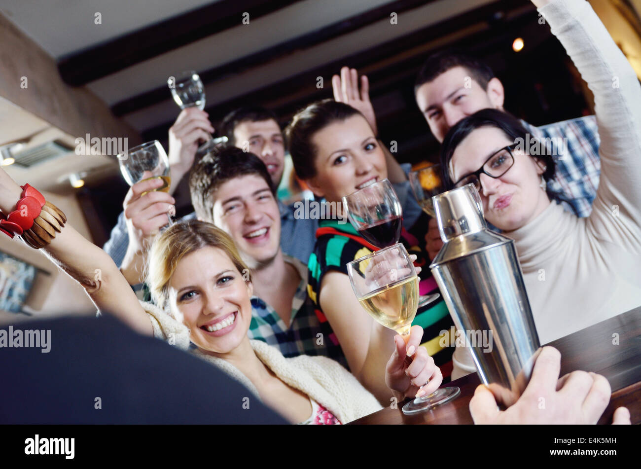 Group of happy young people Stock Photo - Alamy