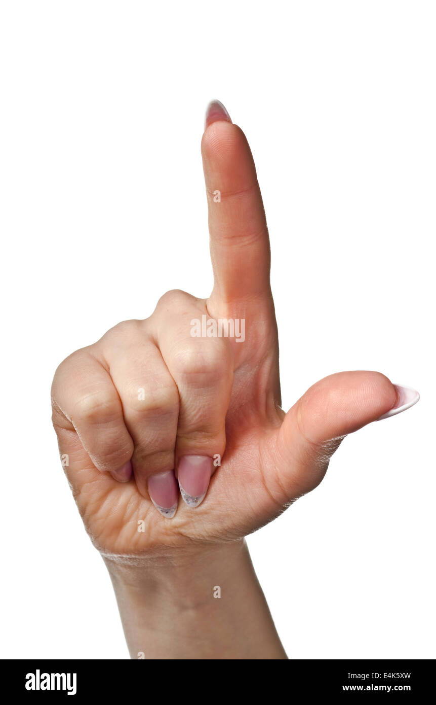 Большой и указательный палец вверх