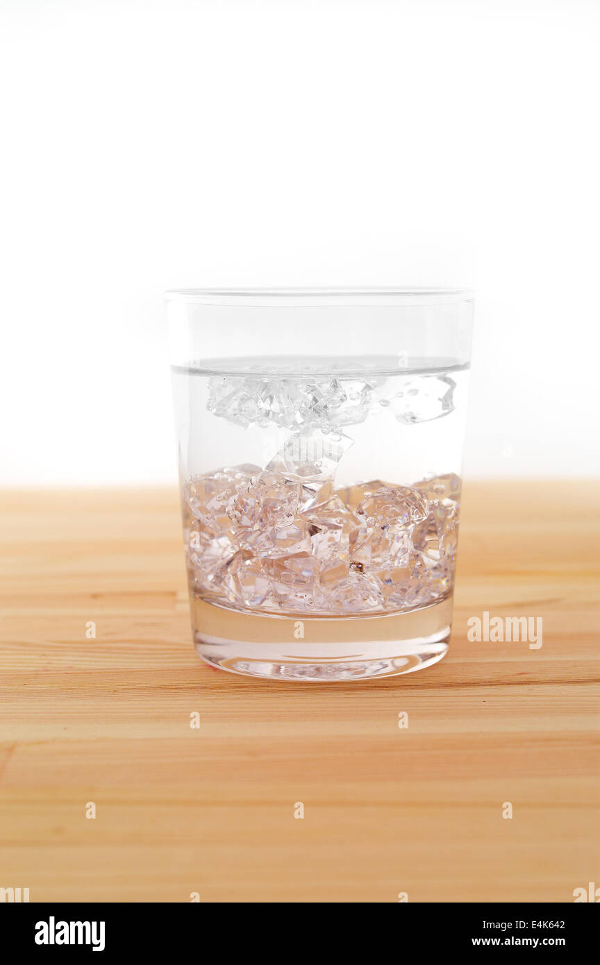 glass of pure ice water Stock Photo - Alamy
